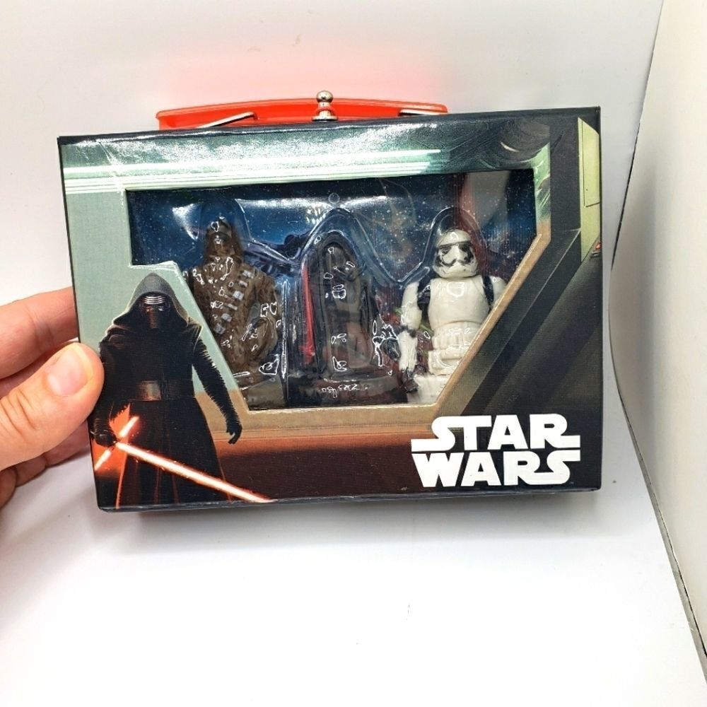 Disney Star Wars Chewbacca Darth Vader stormtrooper collectible figures